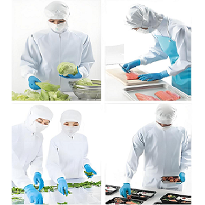 食品廠員工工作服采用防靜電食品工作服有什么用？